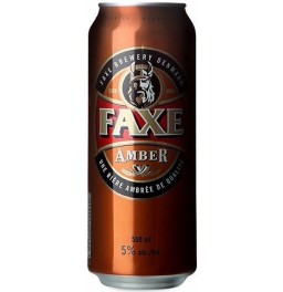 Пиво "Faxe" Amber, in can, 0.5 л