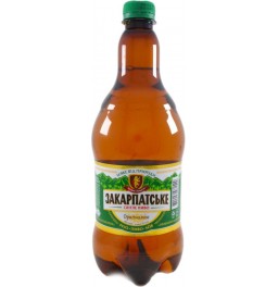 Пиво "Закарпатское" Оригинальное, ПЭТ, 0.9 л