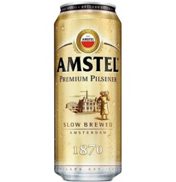 Пиво "Amstel" Premium Pilsener, in can, 0.45 л
