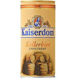 Пиво "Kaiserdom" Kellerbier, in can, 1 л