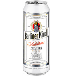 Пиво Berliner Kindl, "Jubilaums" Pilsener Premiumr, in can, 0.5 л