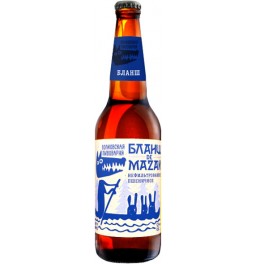 Пиво Волковская пивоварня, "Бланш де Мазай", 0.45 л