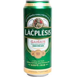 Пиво "Lacplesis" Gaisais, in can, 568 мл