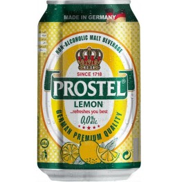 Пиво "Prostel" Lemon Non-Alcoholic, in can, 0.33 л