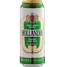 Пиво "Hollandia" Premium Lager, in can, 0.5 л