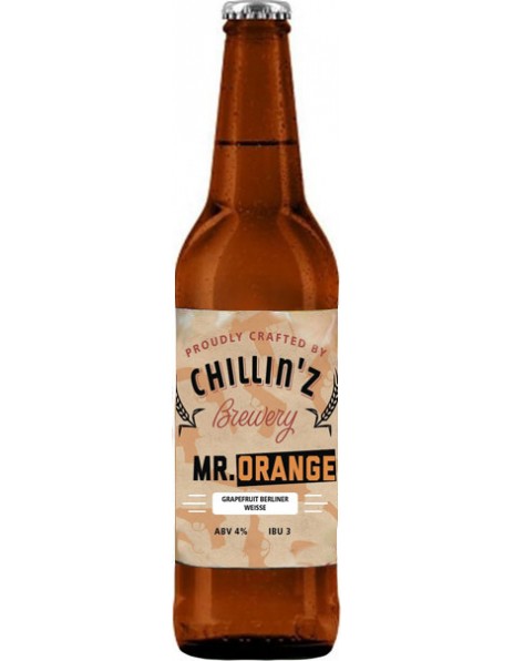 Пиво Chillin'z, "Mr. Orange", 0.5 л