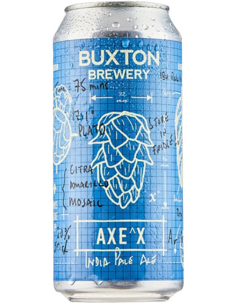 Пиво Buxton "AXE^X", in can, 0.44 л