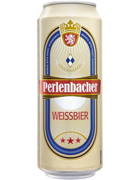 Пиво "Perlenbacher" Wheat Beer, in can, 0.5 л