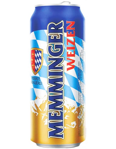 Пиво "Memminger" Weissbier, in can, 0.5 л