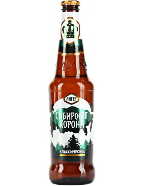 Пиво "Сибирская корона" Классическое, 0.47 л