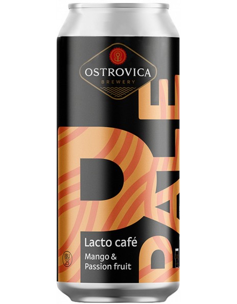 Пиво Ostrovica, "Lacto Cafe" Mango &amp; Passion Fruit, in can, 0.5 л