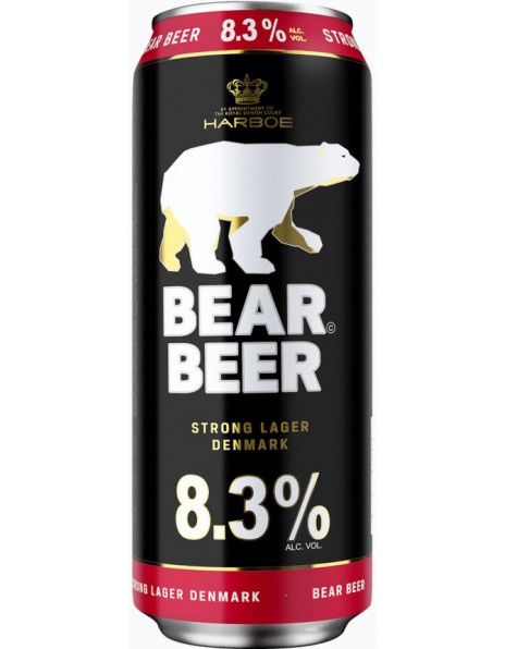 Пиво "Bear Beer" Strong Lager (Russia), in can, 0.45 л