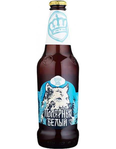 Пиво Сибирская Корона, "Полярный белый", 0.44 л