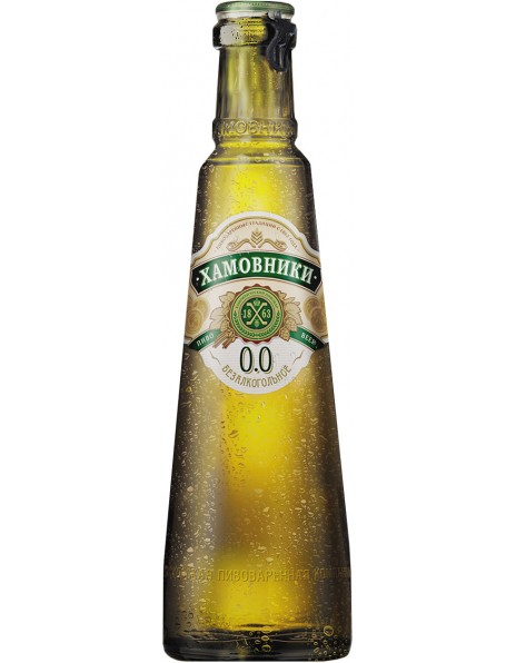 Пиво "Хамовники" Безалкогольное, 0.33 л