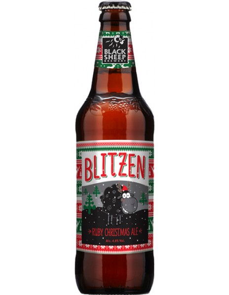 Пиво Black Sheep, "Blitzen" Ruby Christmas Ale, 0.5 л