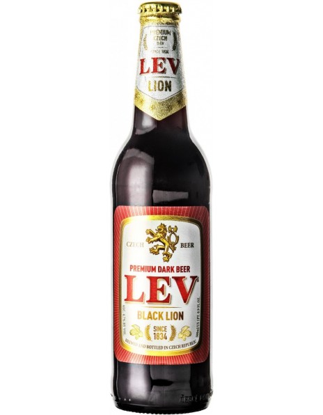 Пиво "LEV" Premium Dark Beer, 0.5 л