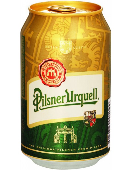 Пиво "Pilsner Urquell", in can, 0.33 л