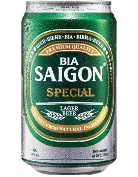 Пиво "Saigon" Lager, in can, 0.33 л