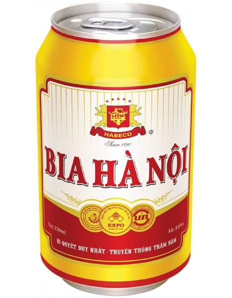 Пиво Bia Ha Noi, in can, 0.33 л