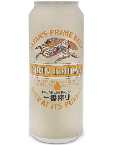 Пиво "Kirin Ichiban", in can, 0.5 л