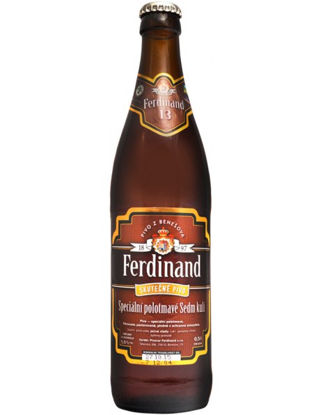 Пиво "Ferdinand 13" Specialni Polotmave Sedm Kuli, 0.5 л