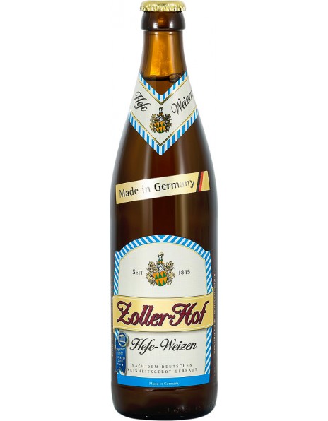 Пиво Zoller-Hof, Hefe-Weizen, 0.5 л