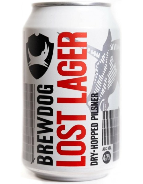 Пиво BrewDog, "Lost Lager", in can, 0.33 л