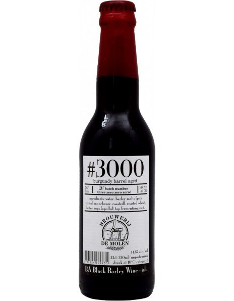 Пиво De Molen, #3000 Burgundy BA, 0.33 л