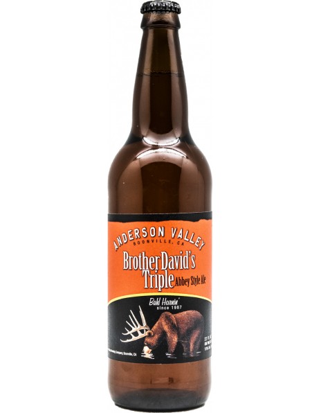 Пиво Anderson Valley, "Brother David's Triple" Abbey Style Ale, 0.65 л