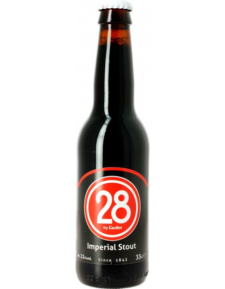 Пиво Caulier, "28" Imperial Stout, 0.33 л