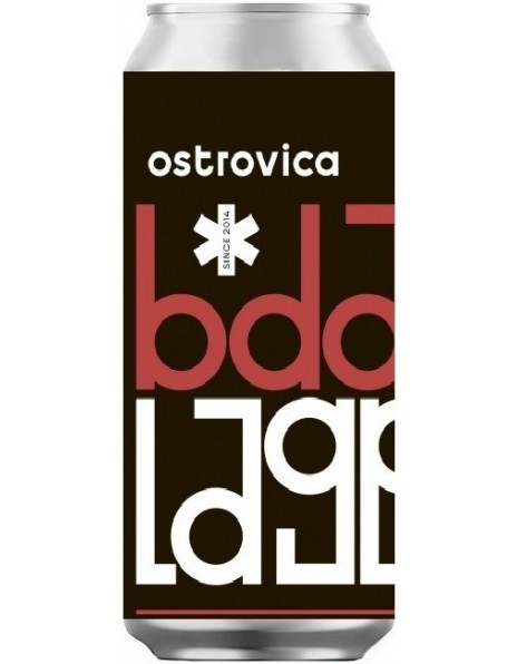 Пиво Ostrovica, "B*DAY" Lager, in can, 0.5 л