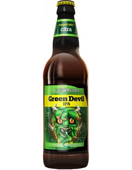 Пиво Oakham, "Green Devil" IPA, 0.5 л