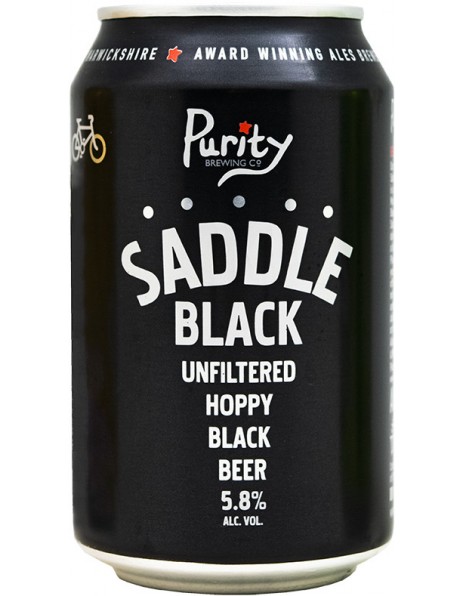 Пиво Purity, "Saddle Black", in can, 0.33 л