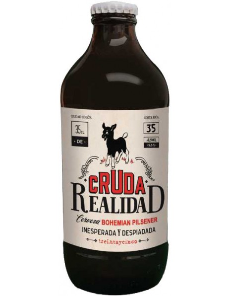 Пиво Treintaycinco, "Сruda Realidad" Bohemian Pilsener, 350 мл