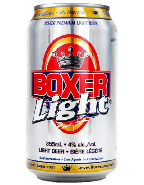 Пиво Minhas, "Boxer" Light, in can, 0.33 л