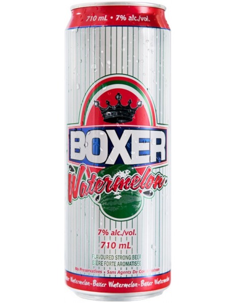Пиво Minhas, "Boxer" Watermelon, in can, 710 мл