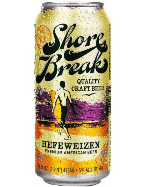 Пиво Rhinelander, "Shore Break" Hefeweizen, in can, 473 мл