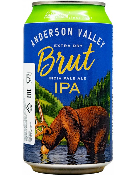 Пиво Anderson Valley, Brut IPA, in can, 355 мл