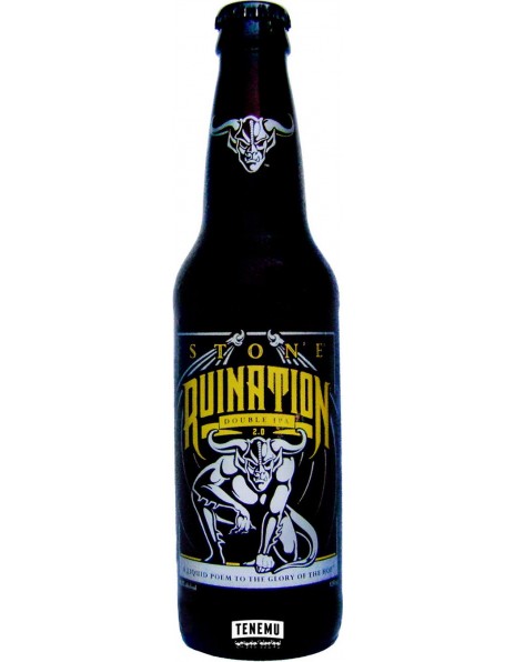 Пиво Stone, "Ruination" Double IPA 2.0, 0.33 л
