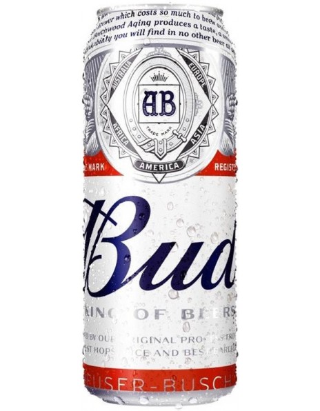 Пиво "Bud" Alcohol Free, in can, 0.45 л