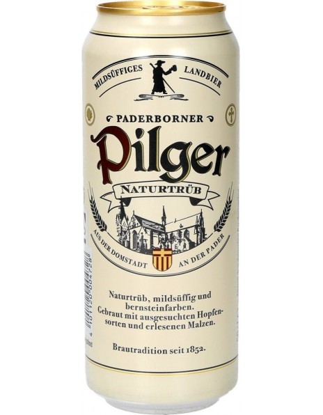 Пиво Paderborner, Pilger, in can, 0.5 л