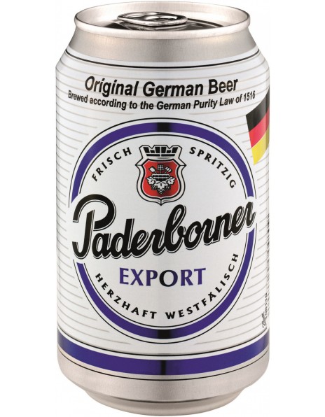 Пиво "Paderborner" Export, in can, 0.33 л