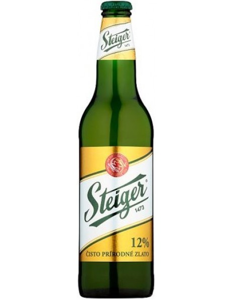 Пиво "Steiger" 12% Svetly, 0.5 л