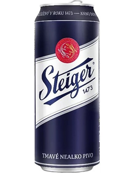 Пиво "Steiger" Tmave Nealko, 0.5 л