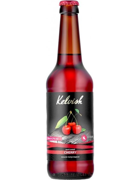 Пиво "Kelvish" Cherry, 0.45 л
