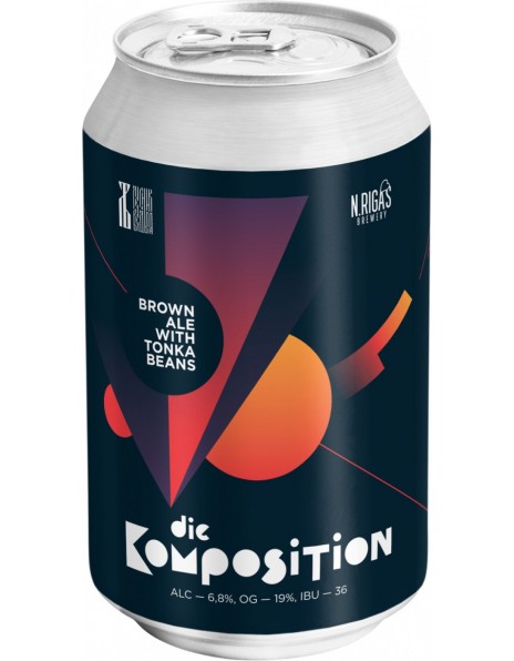 Пиво New Riga's Brewery, "Die Komposition", in can, 0.33 л