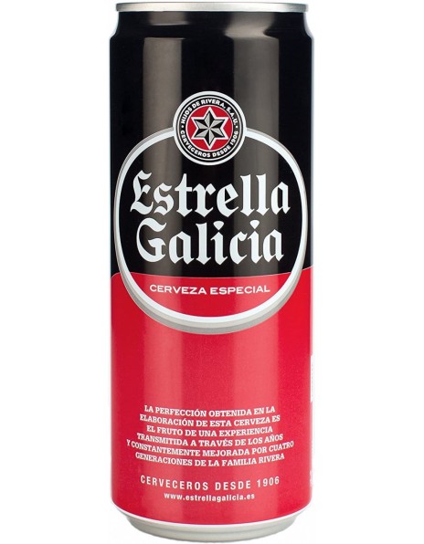 Пиво "Estrella Galicia", in can, 0.5 л