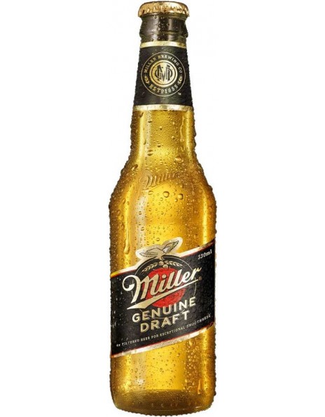 Пиво "Miller" Genuine Draft (Czechia), 0.33 л