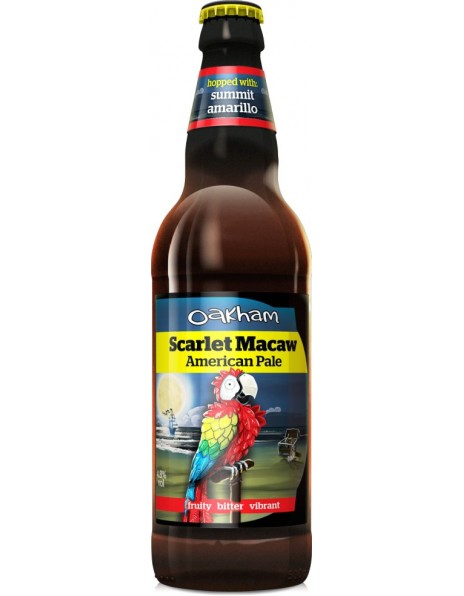 Пиво Oakham, "Scarlet Macaw" American Pale, 0.5 л