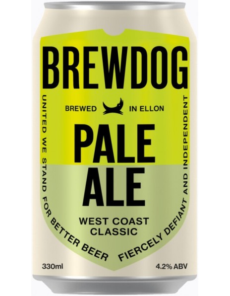 Пиво BrewDog, Pale Ale, in can, 0.33 л